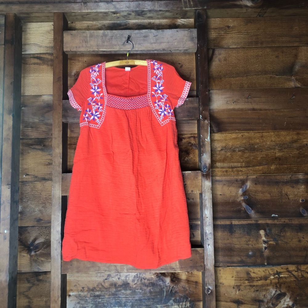 Old Navy Gaze Cotton Peasant Dress